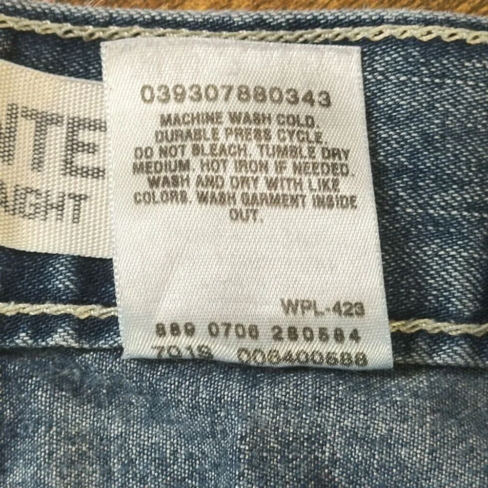 Levis Carpenter Jeans Mens 38‎ Blue Denim Loose Straight Baggy L30